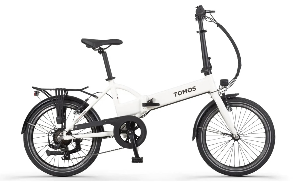 TOMOS EB 10 Elektrische Vouwfiets 20 Inch Wit
